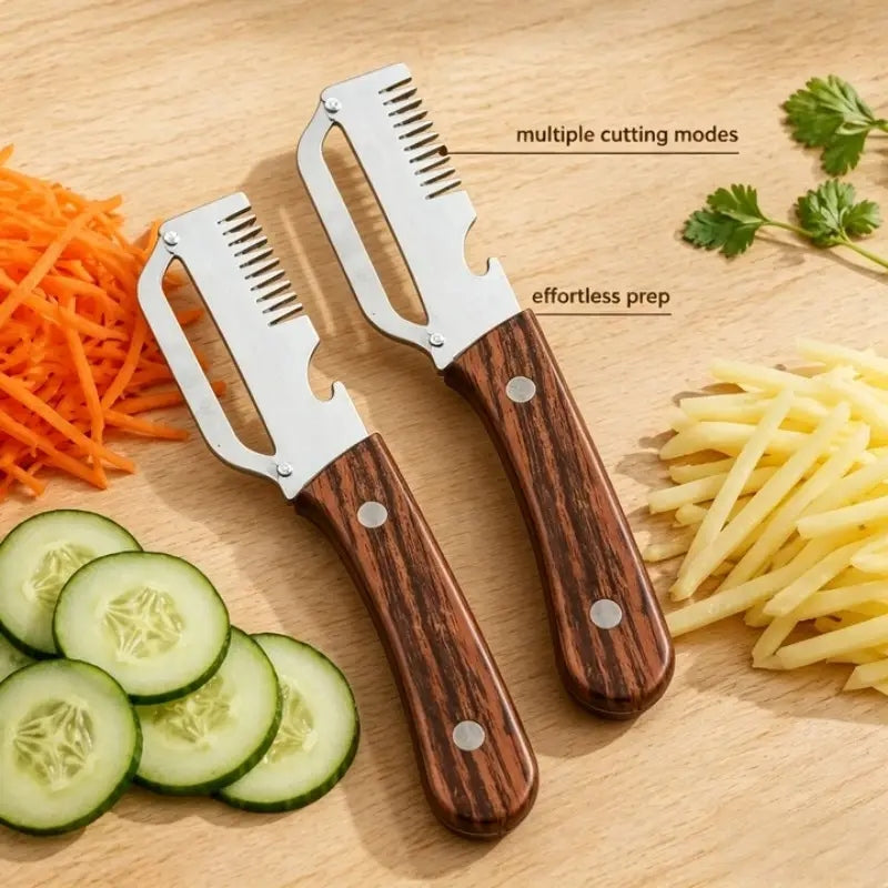 3-in-1 Vegetable Cutter, Slicer & Peeler | Multi-Function Kitchen Tool