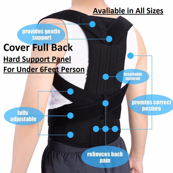 Adjustable Posture Corrector Belt | Back & Shoulder Support